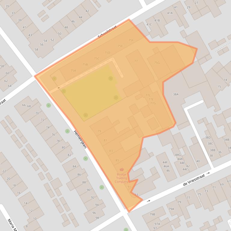 Kaart van postcodegebied 5612LB.