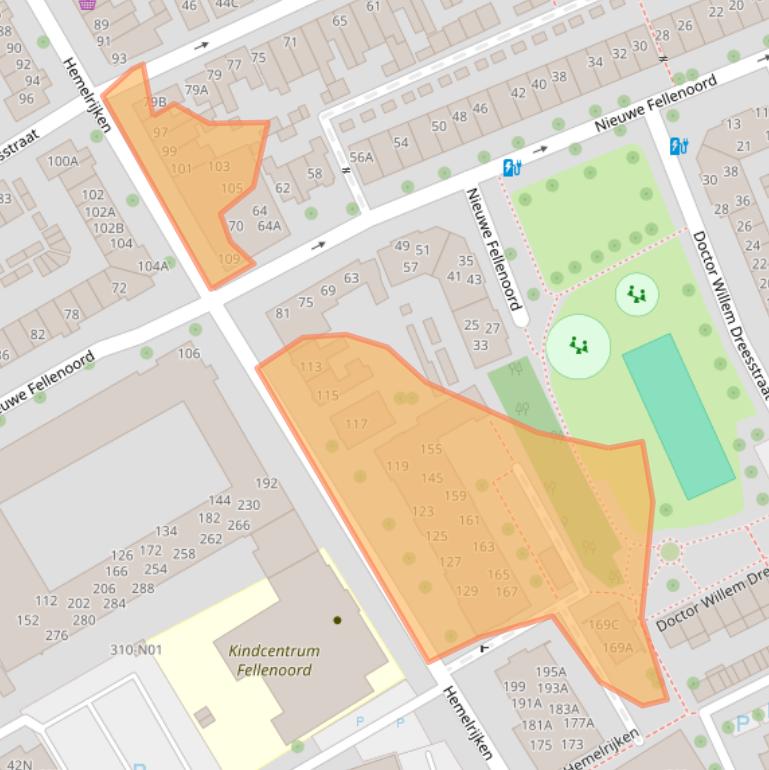 Kaart van postcodegebied 5612LC.
