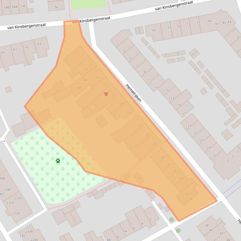 Kaart van postcodegebied 5612LD.