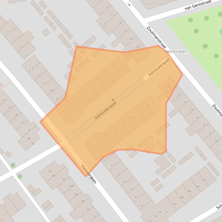 Kaart van postcodegebied 5612LP.