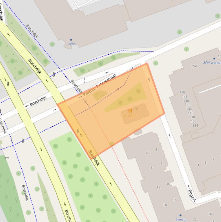 Kaart van postcodegebied 5612LR.