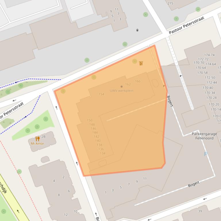 Kaart van postcodegebied 5612LV.