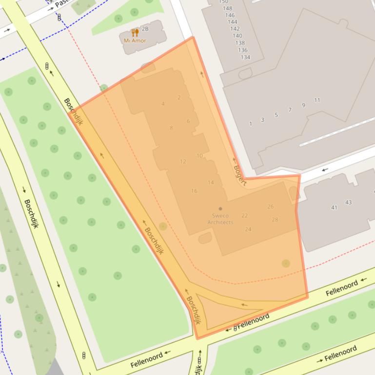 Kaart van postcodegebied 5612LZ.