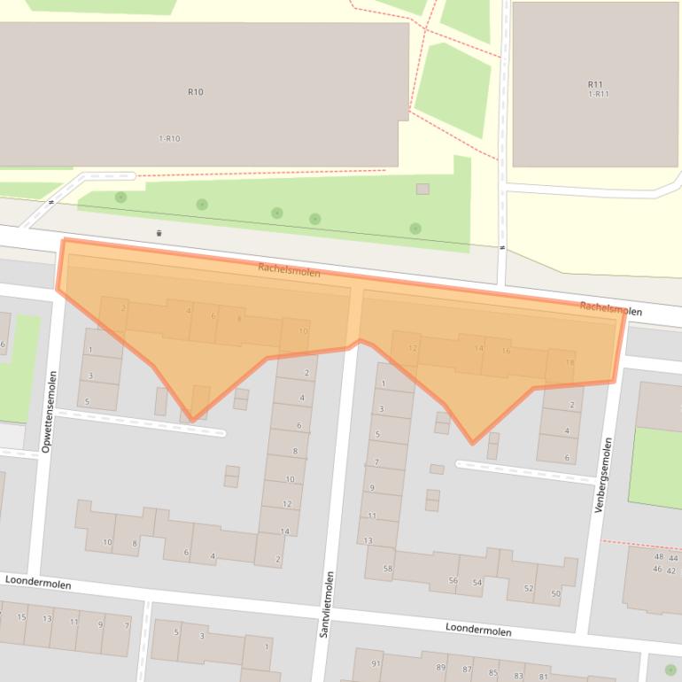 Kaart van postcodegebied 5612MB.
