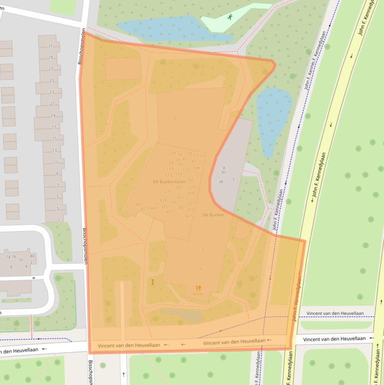 Kaart van postcodegebied 5612MZ.