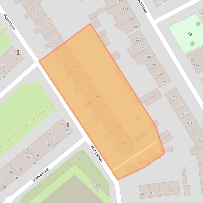 Kaart van postcodegebied 5612NR.