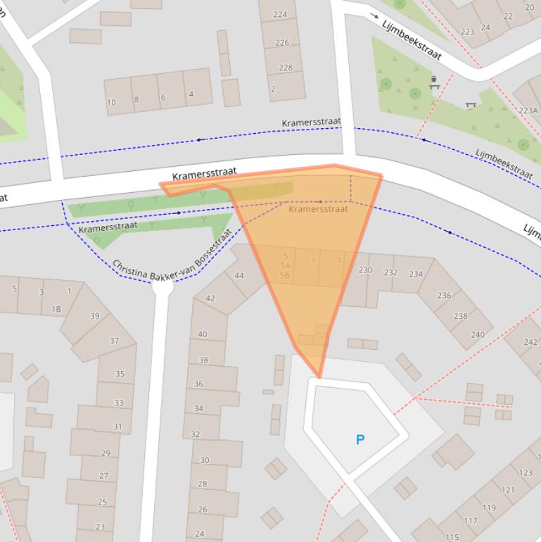 Kaart van postcodegebied 5612NW.