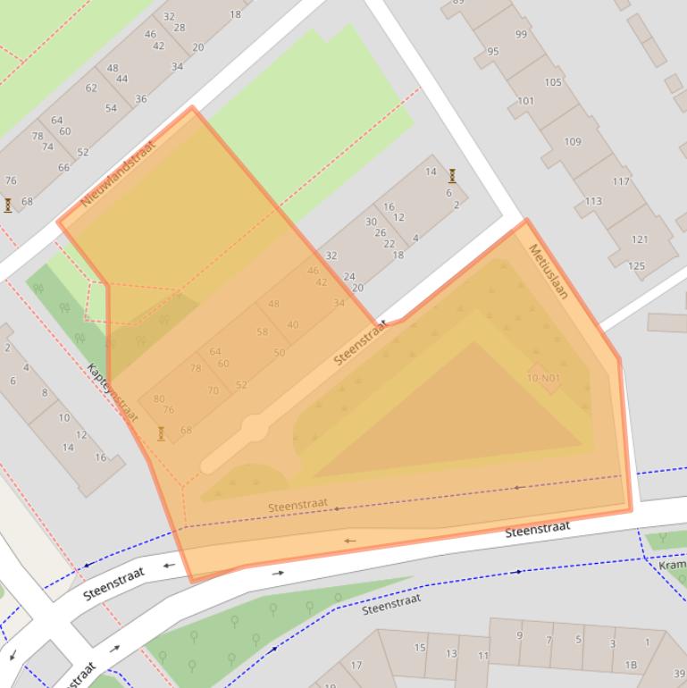 Kaart van postcodegebied 5612PG.