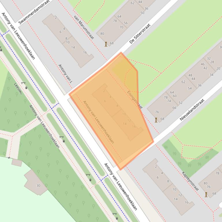 Kaart van postcodegebied 5612PJ.