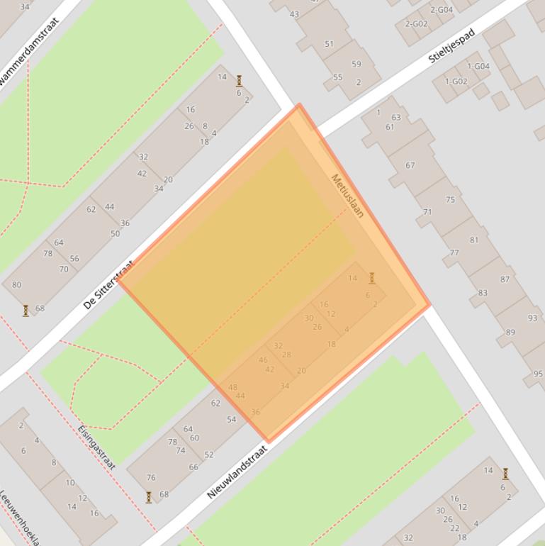 Kaart van postcodegebied 5612PK.