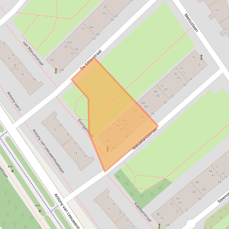 Kaart van postcodegebied 5612PL.