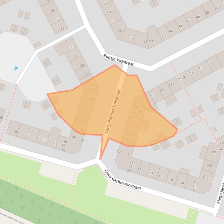 Kaart van postcodegebied 5612RK.