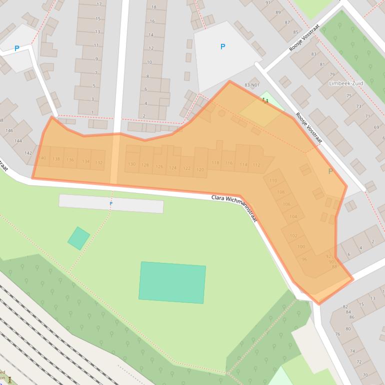 Kaart van postcodegebied 5612RP.