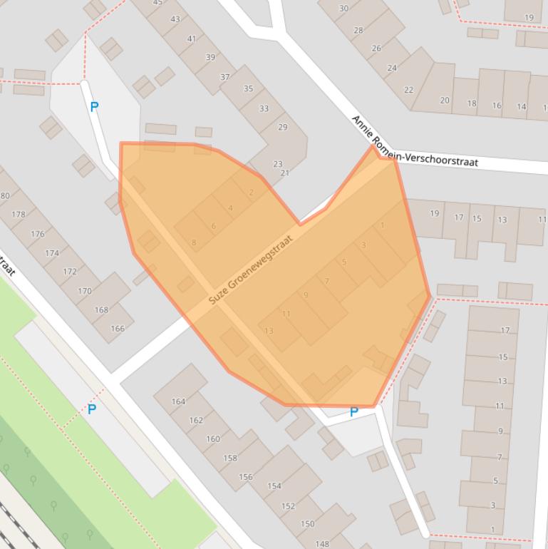 Kaart van postcodegebied 5612SE.