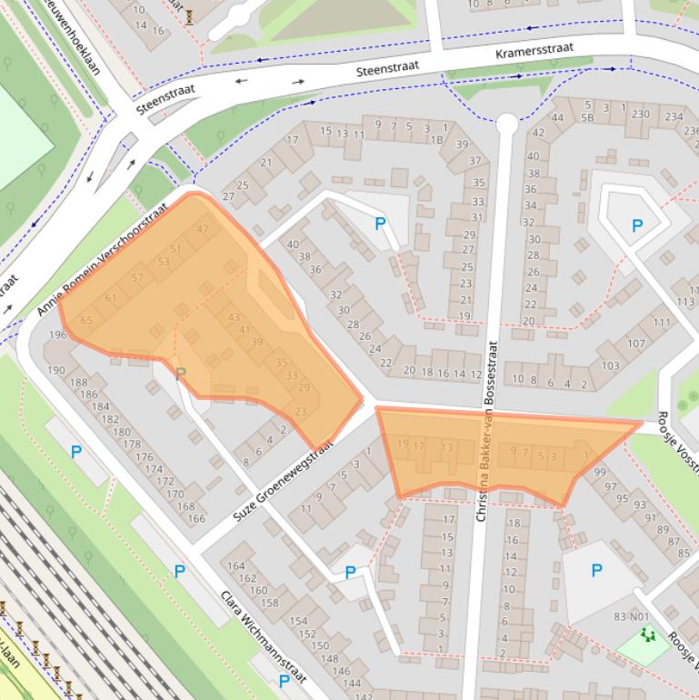 Kaart van postcodegebied 5612SH.