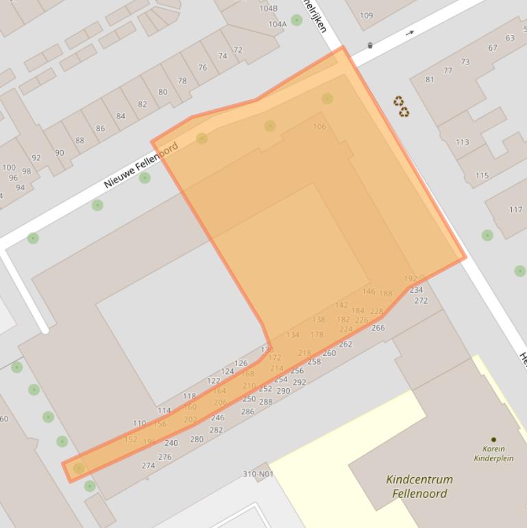 Kaart van postcodegebied 5612WR.