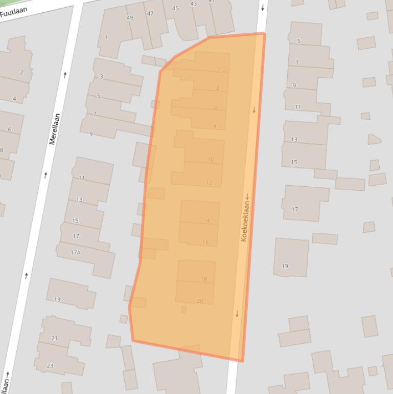Kaart van postcodegebied 5613AJ.