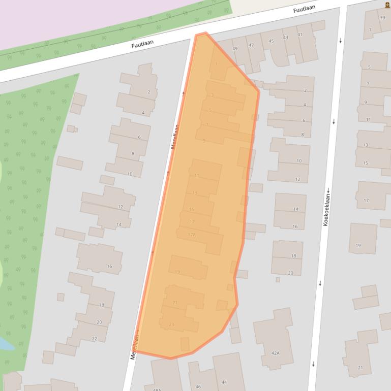 Kaart van postcodegebied 5613AK.