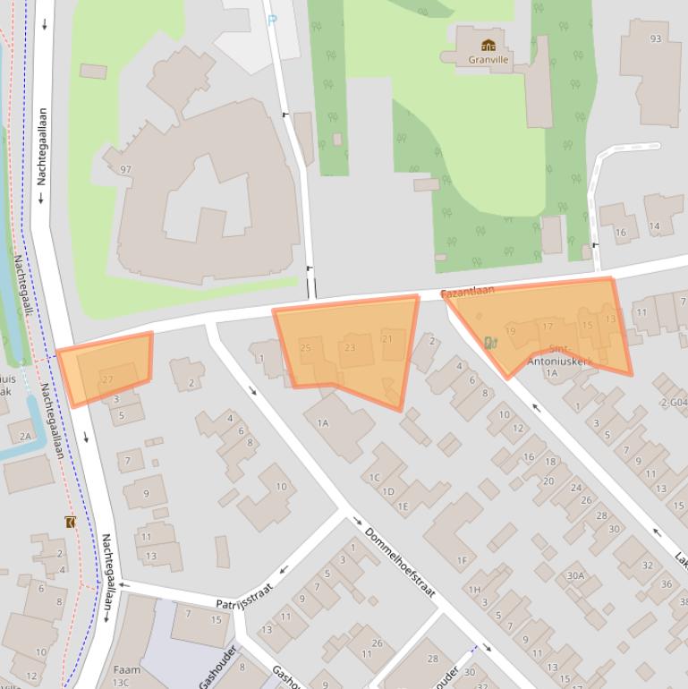 Kaart van postcodegebied 5613CB.