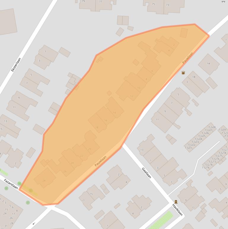 Kaart van postcodegebied 5613CH.
