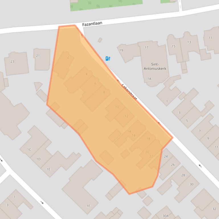 Kaart van postcodegebied 5613ER.