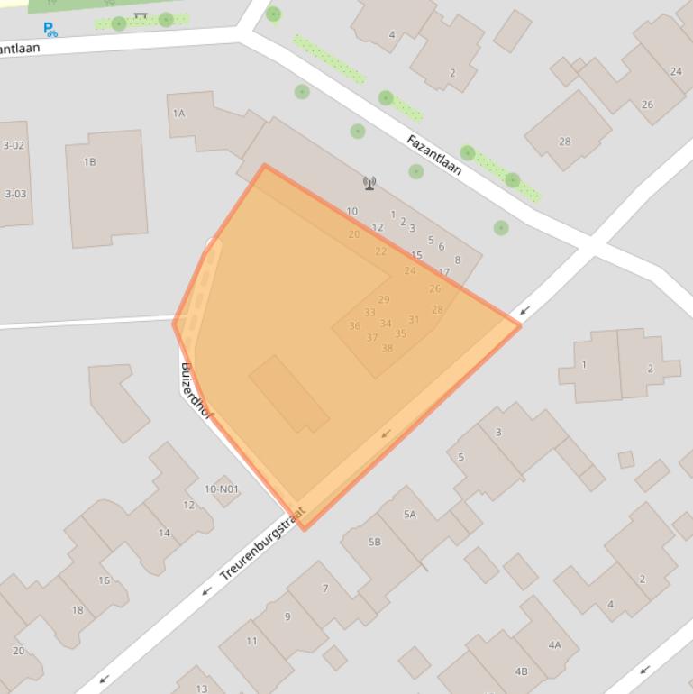 Kaart van postcodegebied 5613EW.