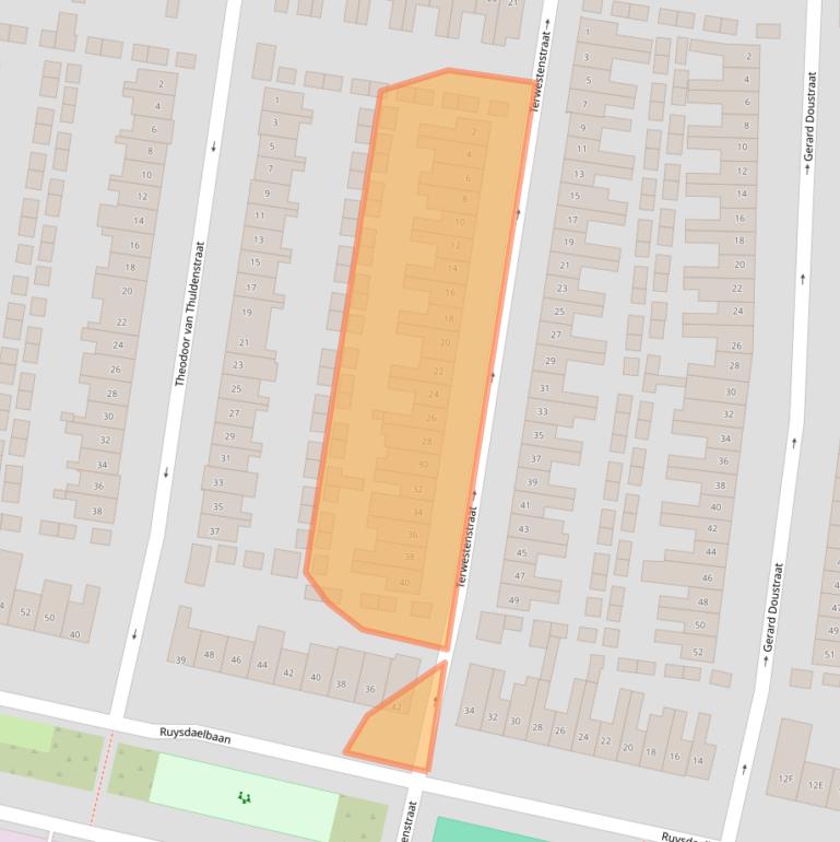 Kaart van postcodegebied 5613HJ.