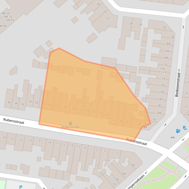 Kaart van postcodegebied 5613JT.