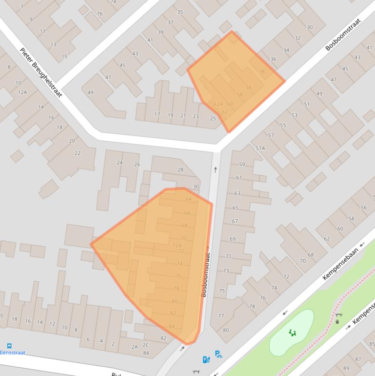 Kaart van postcodegebied 5613KG.