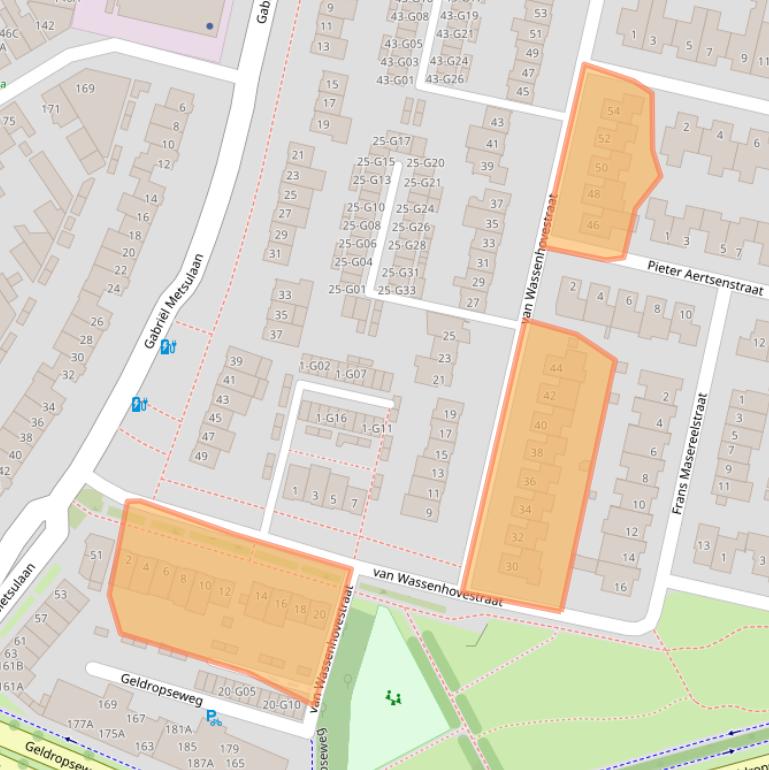 Kaart van postcodegebied 5613LL.