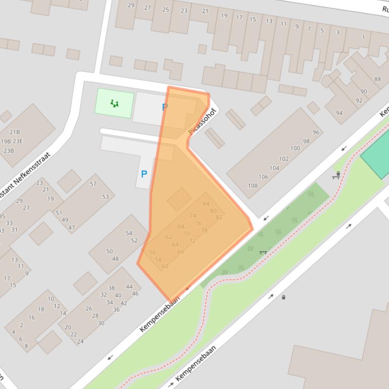 Kaart van postcodegebied 5613MD.