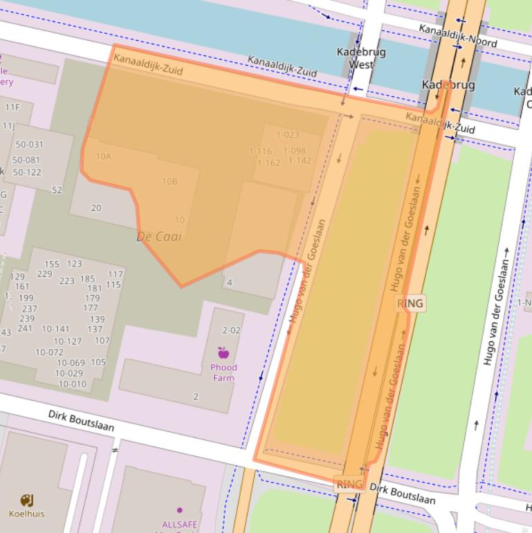 Kaart van postcodegebied 5613MV.
