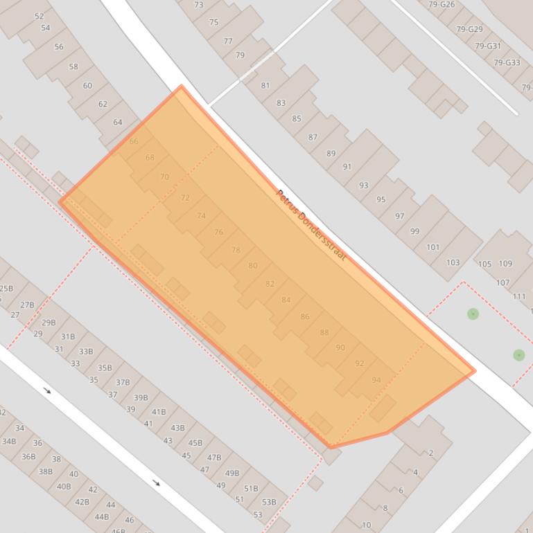 Kaart van postcodegebied 5614AJ.