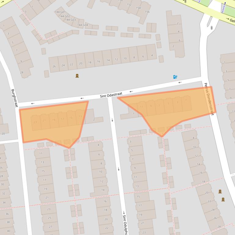 Kaart van postcodegebied 5614AL.