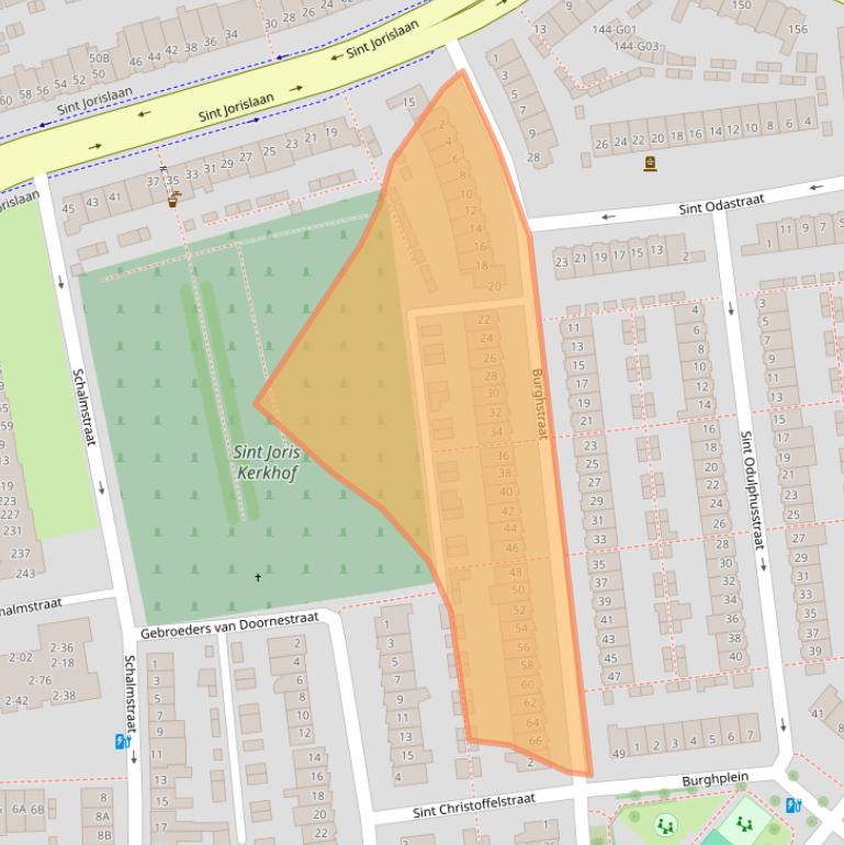 Kaart van postcodegebied 5614BD.