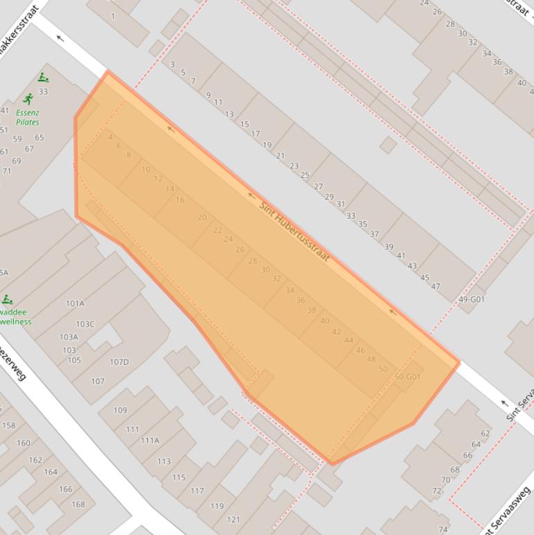 Kaart van postcodegebied 5614CJ.