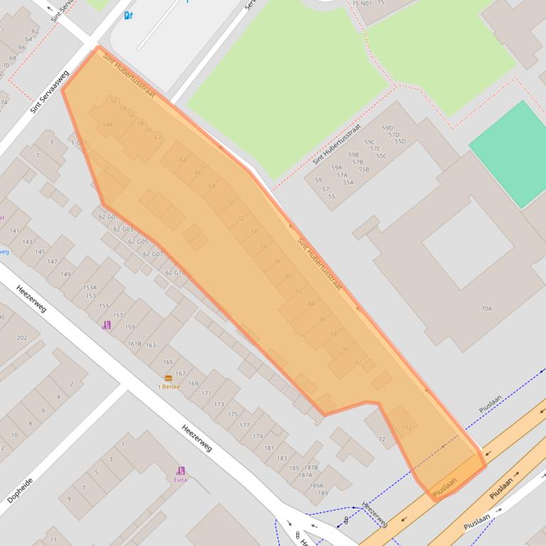 Kaart van postcodegebied 5614CK.