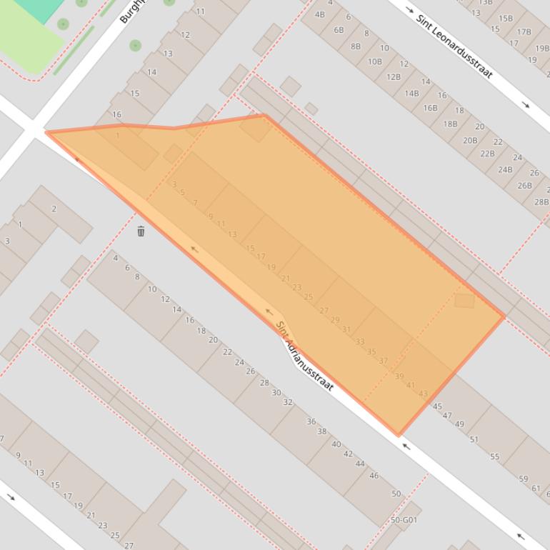 Kaart van postcodegebied 5614EL.