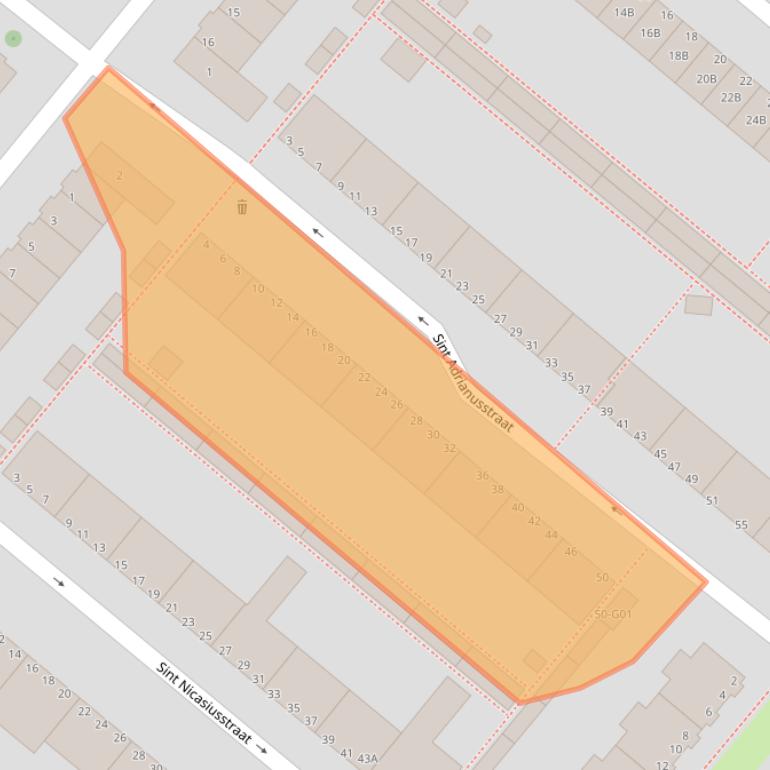 Kaart van postcodegebied 5614EP.