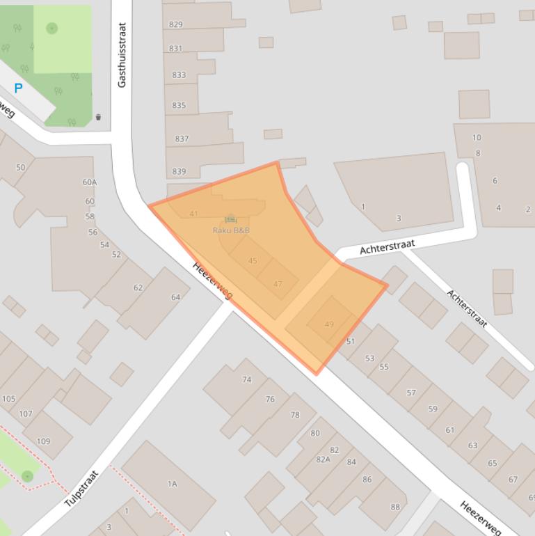 Kaart van postcodegebied 5614HA.