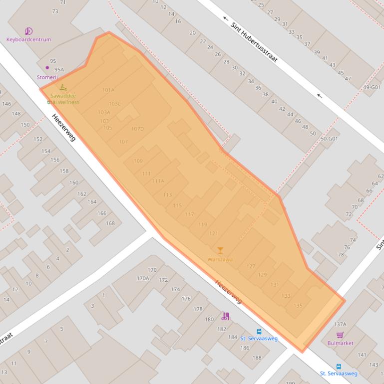 Kaart van postcodegebied 5614HC.