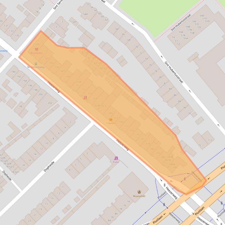 Kaart van postcodegebied 5614HD.