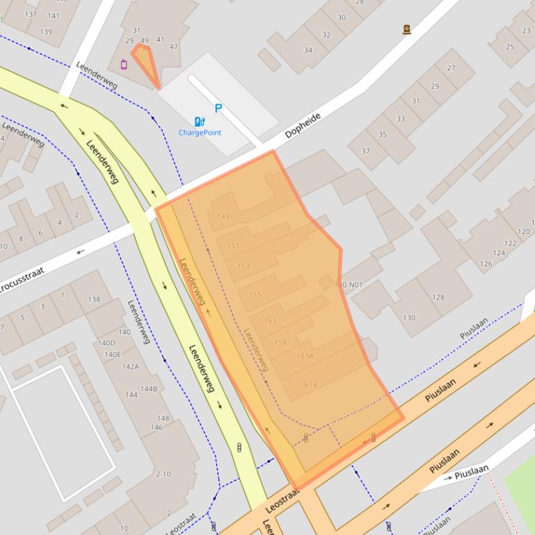 Kaart van postcodegebied 5614HN.