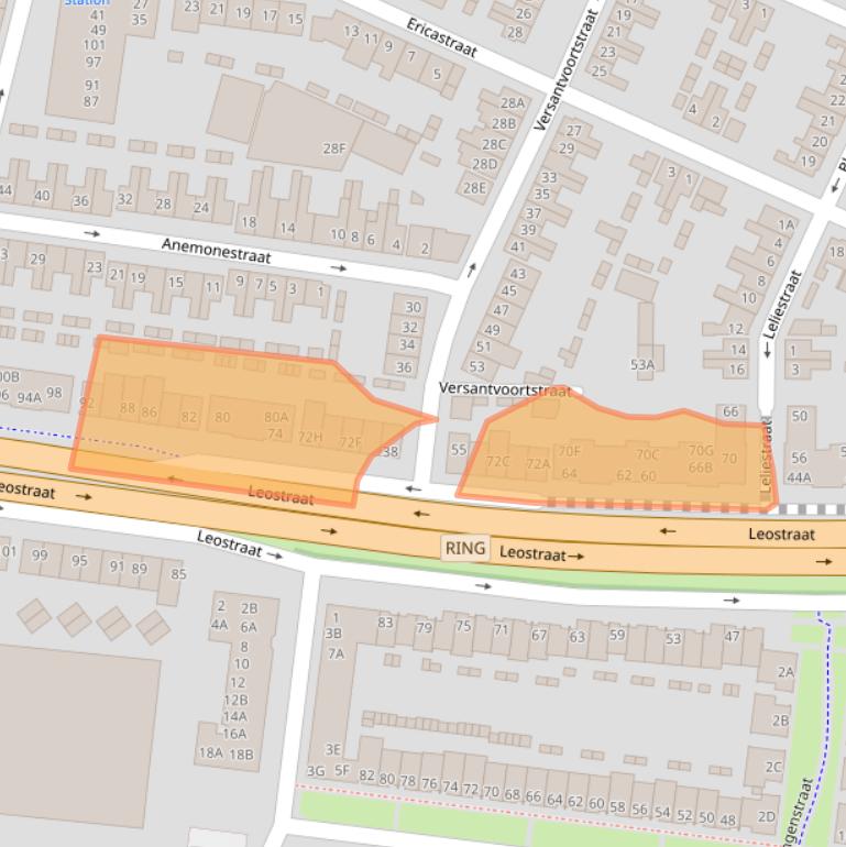 Kaart van postcodegebied 5615BN.