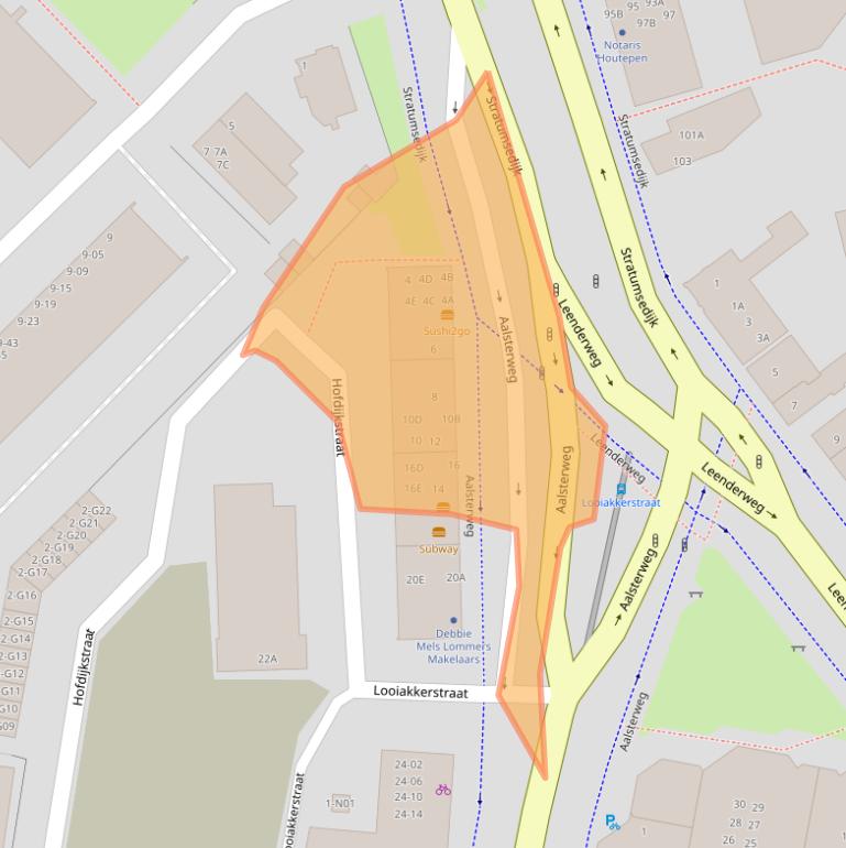 Kaart van postcodegebied 5615CE.