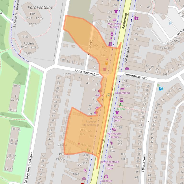 Kaart van postcodegebied 5615CH.
