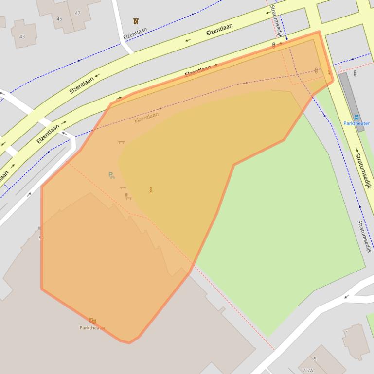 Kaart van postcodegebied 5615CN.