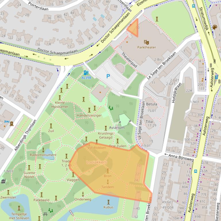 Kaart van postcodegebied 5615CS.