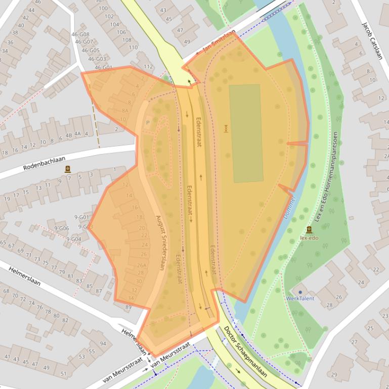 Kaart van postcodegebied 5615GE.