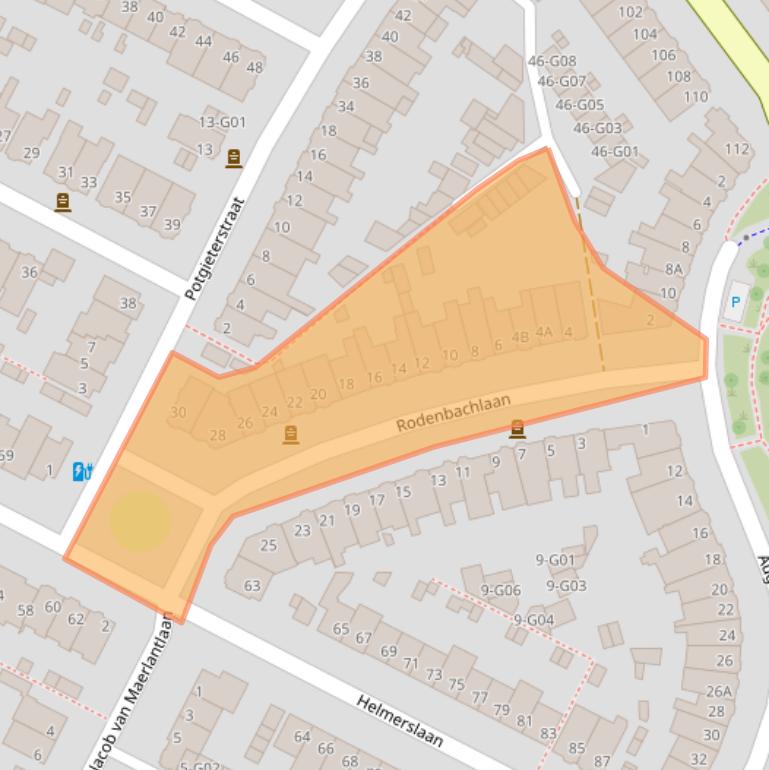 Kaart van postcodegebied 5615GH.